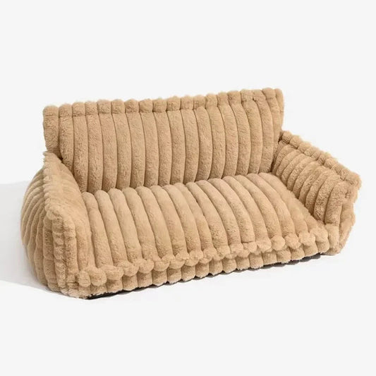 CANILUX – Orthopädisches Hundebett mit erhöhter Kopfstütze & weichem Kissen 0