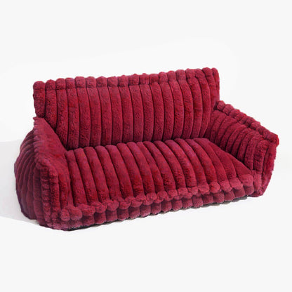 CANILUX – Orthopädisches Hundebett mit erhöhter Kopfstütze & weichem Kissen 10