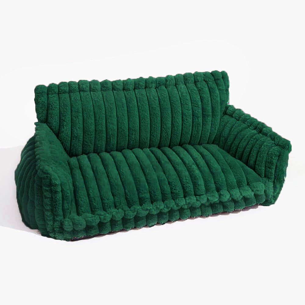 CANILUX – Orthopädisches Hundebett mit erhöhter Kopfstütze & weichem Kissen 11