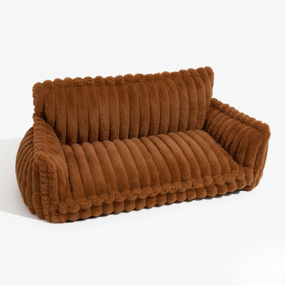 CANILUX – Orthopädisches Hundebett mit erhöhter Kopfstütze & weichem Kissen 9