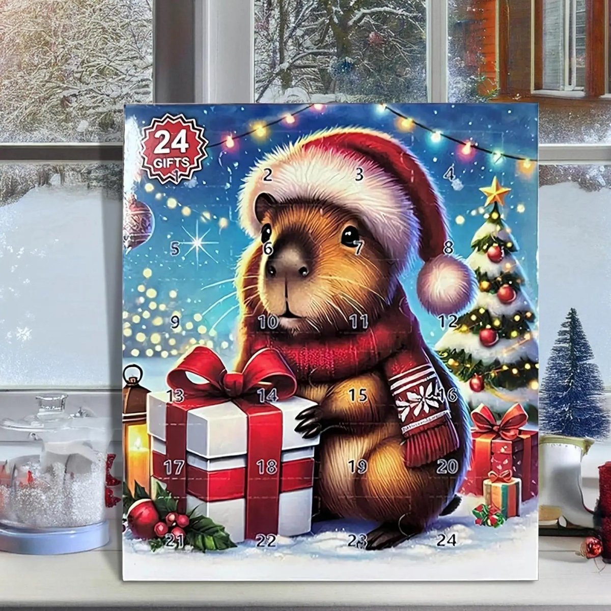 CAPYJOY 2025 – Süßer Capybara-Adventskalender für Weihnachtsspaß 5