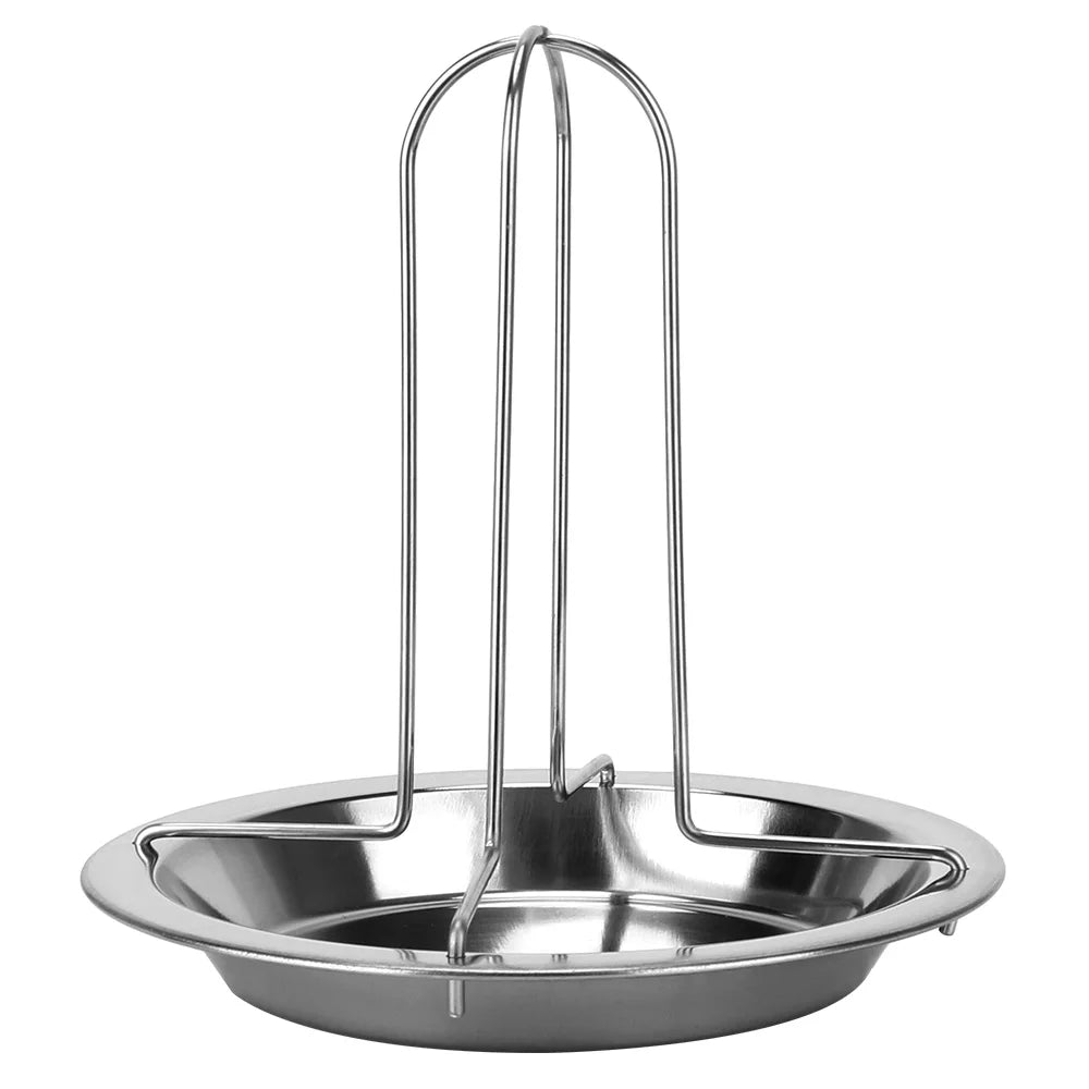 GrillRoast Rack - non-stick carbon steel chicken roaster for perfect BBQs