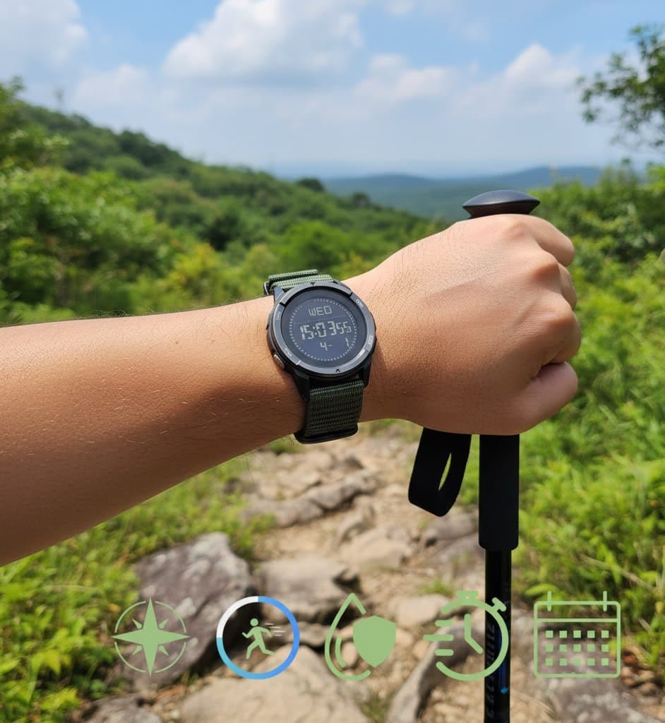 CARBONTIME – Outdoor-Uhr im langlebigen Carbonfaser-Design 5