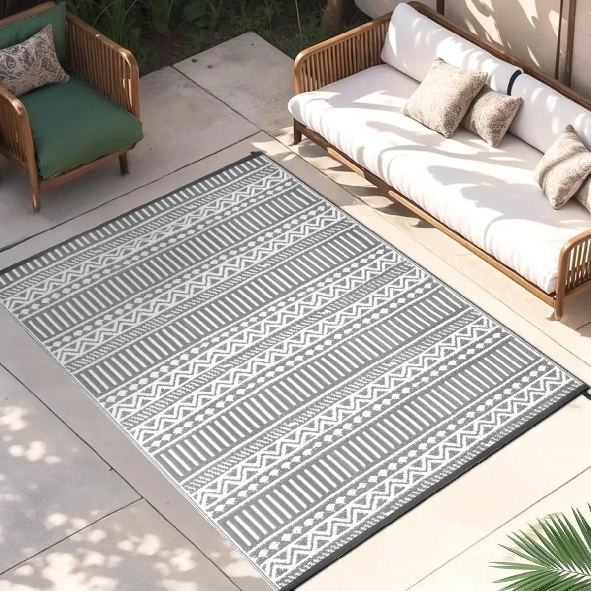 CARPESOFT – Weicher Outdoor-Teppich für Terrassen, rutschfeste Unterseite & Komfort bei jedem Wetter 2
