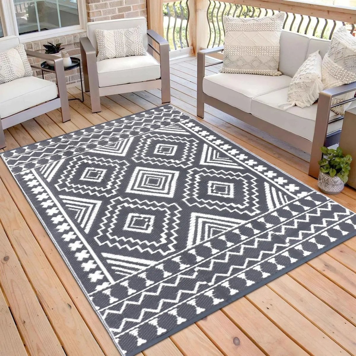 CARPESOFT – Weicher Outdoor-Teppich für Terrassen, rutschfeste Unterseite & Komfort bei jedem Wetter 8