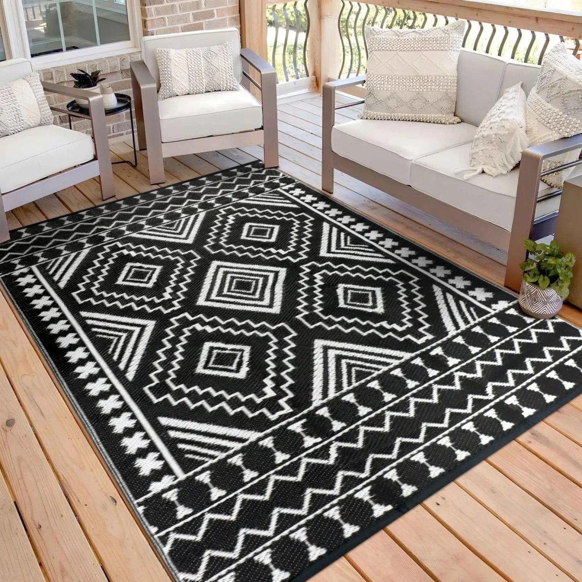 CARPESOFT – Weicher Outdoor-Teppich für Terrassen, rutschfeste Unterseite & Komfort bei jedem Wetter 9