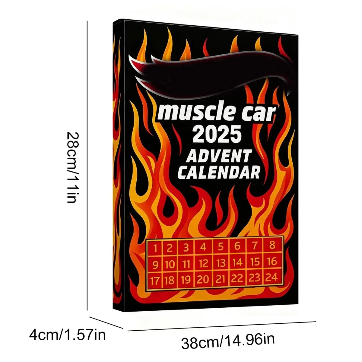 CARVENTURE – 2D-Adventskalender 2025 mit 24 verschiedenen Autos für Kinder und Sammler 1