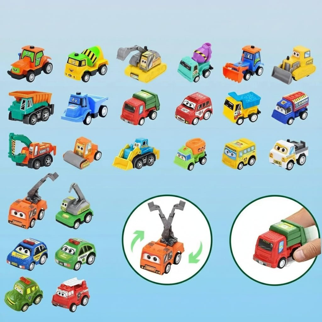 CARVENTURE – Adventskalender 2026 mit 24 Rückziehautos 4