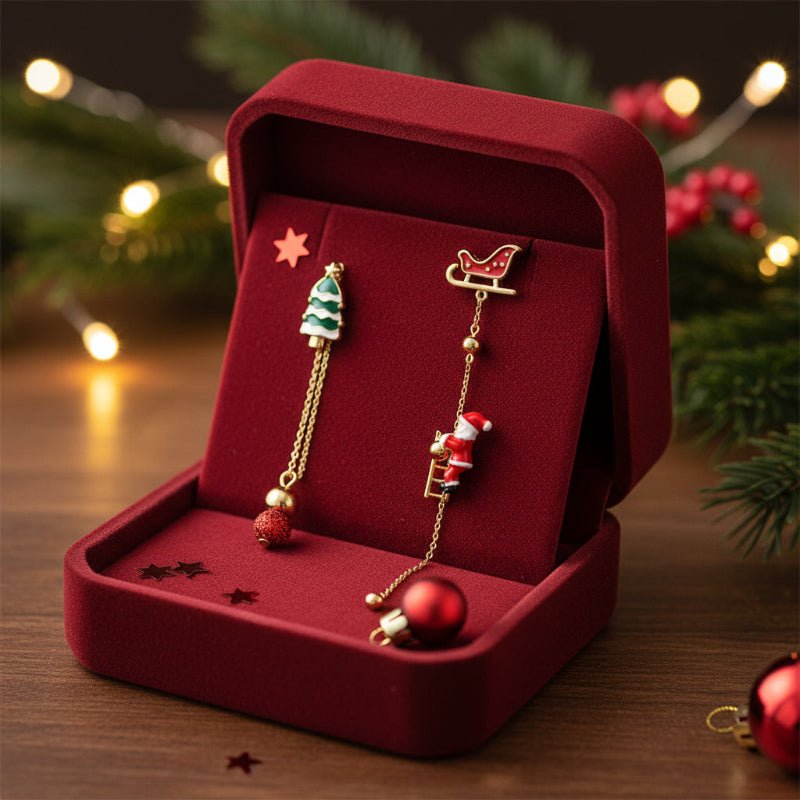 CHEERDROP – Bezaubernde Weihnachtsmann-Quastenohrringe für einen festlichen Urlaubsstil 2