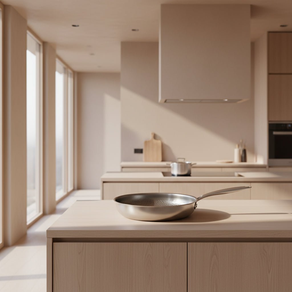 CHEFTRIUM – Titangehämmerte Antihaft-Bratpfanne für Induktionsherde und die alltägliche Küche 10