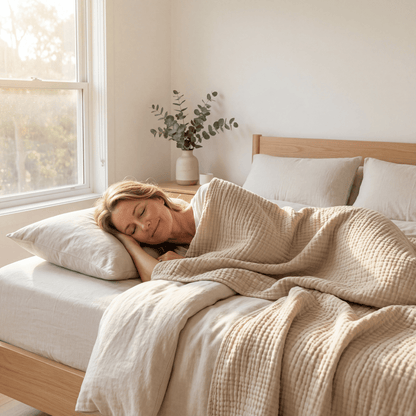 CHILLNÉ – Kühlende Baumwolldecke für atmungsaktiven Schlafkomfort 3