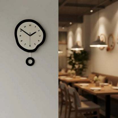 CHRONOART – Abstrakte Wanduhr mit moderner Acryl-Oberfläche und geräuschlosem Uhrwerk 5