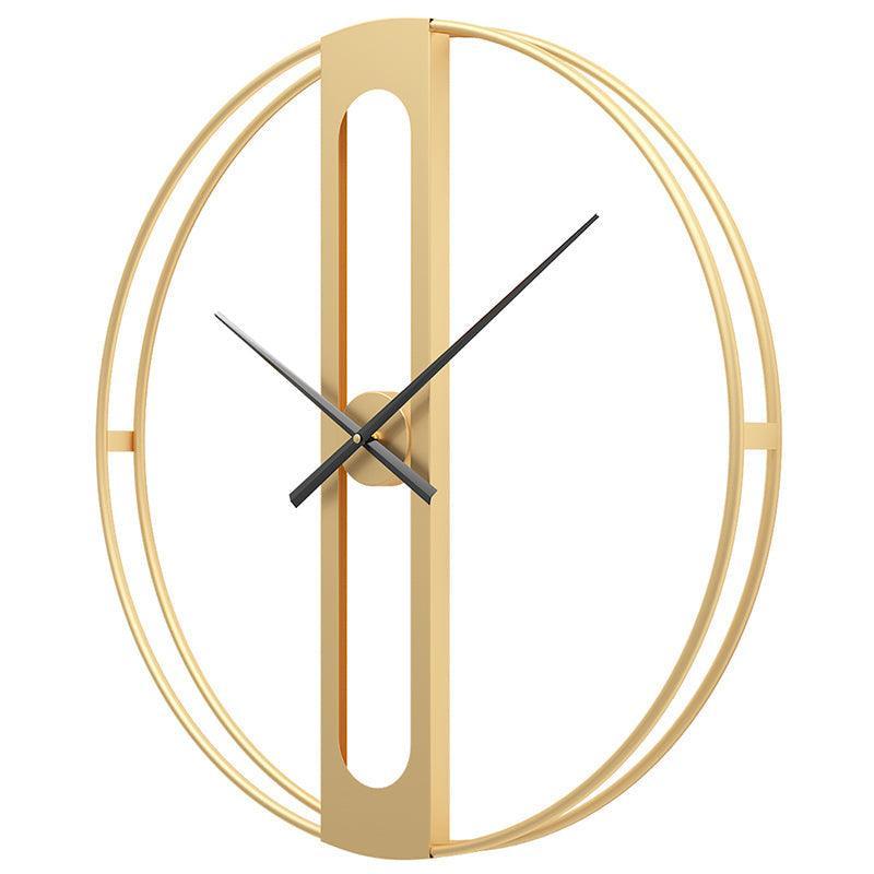 CHRONOLUX – 50 cm große Wanduhr aus gold- und schwarzem Metall für modernes Dekor 5