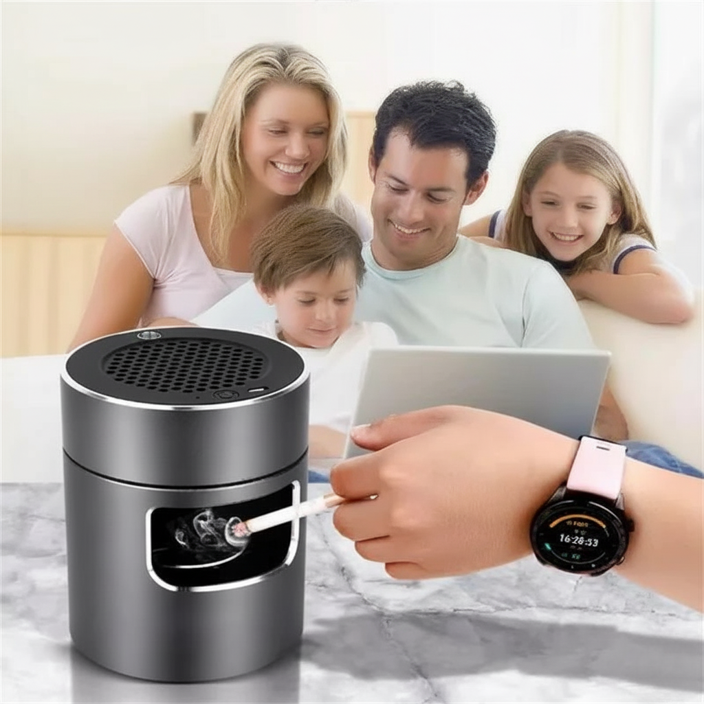 CLARASH – Intelligenter rauchfreier USB-Aschenbecher mit fortschrittlichem Luftfilter 1