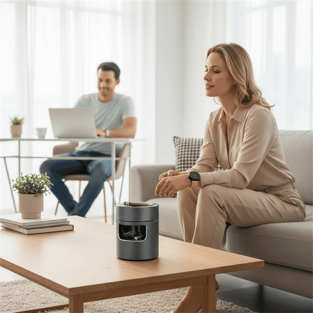 CLARASH – Intelligenter rauchfreier USB-Aschenbecher mit fortschrittlichem Luftfilter 2