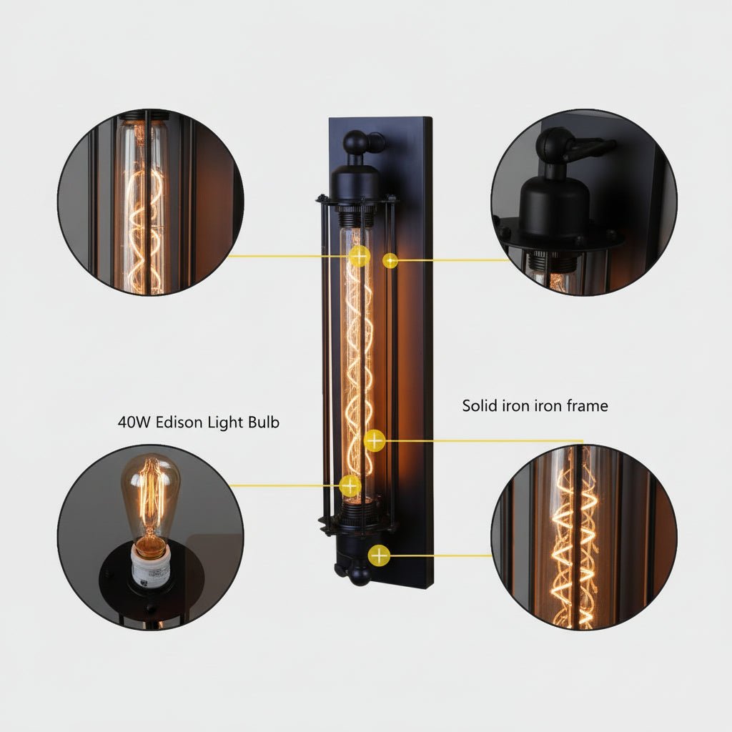 CLASSIOR – Dekorative Vintage-LED-Wandleuchte für stimmungsvolle Beleuchtung 7
