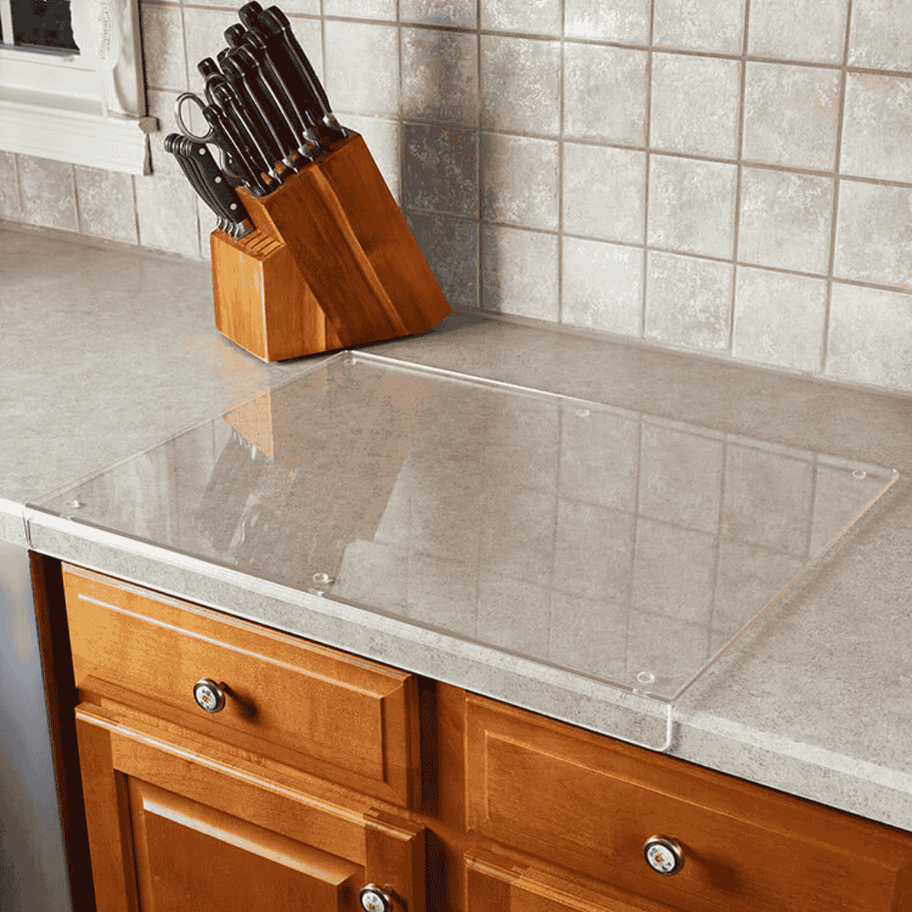 CLEARCUT – Rutschfestes Schneidebrett aus Acryl, kratzfest, unverzichtbares Küchenutensil 0