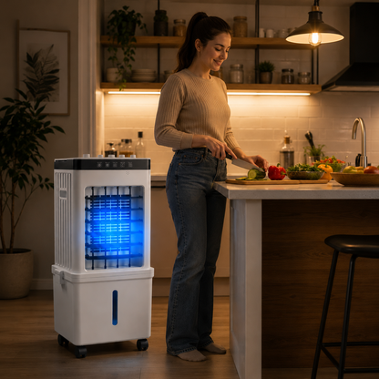 CLIMACOOL – Dispositivo de refrigeración móvil para una climatización flexible y cómoda del espacio