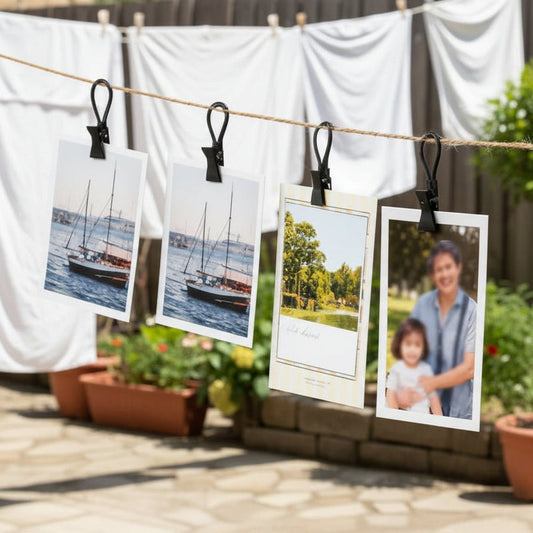 CLIPORA – Multifunktionale schwarze Handtuchclips für winddichtes Trocknen 0
