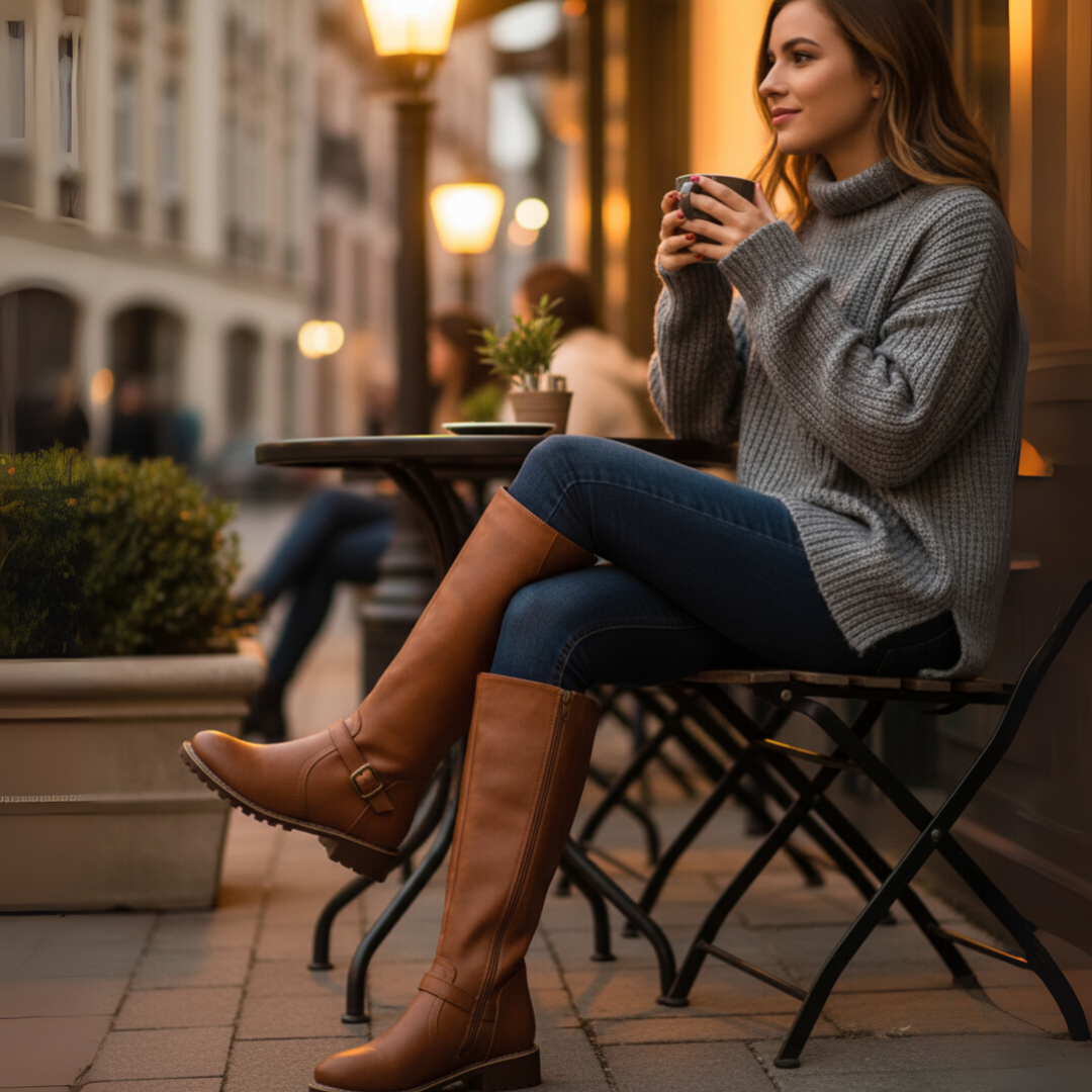 CLOUDSTEP – Trendige Damenstiefel mit Gelsohle und rutschfestem Grip 5