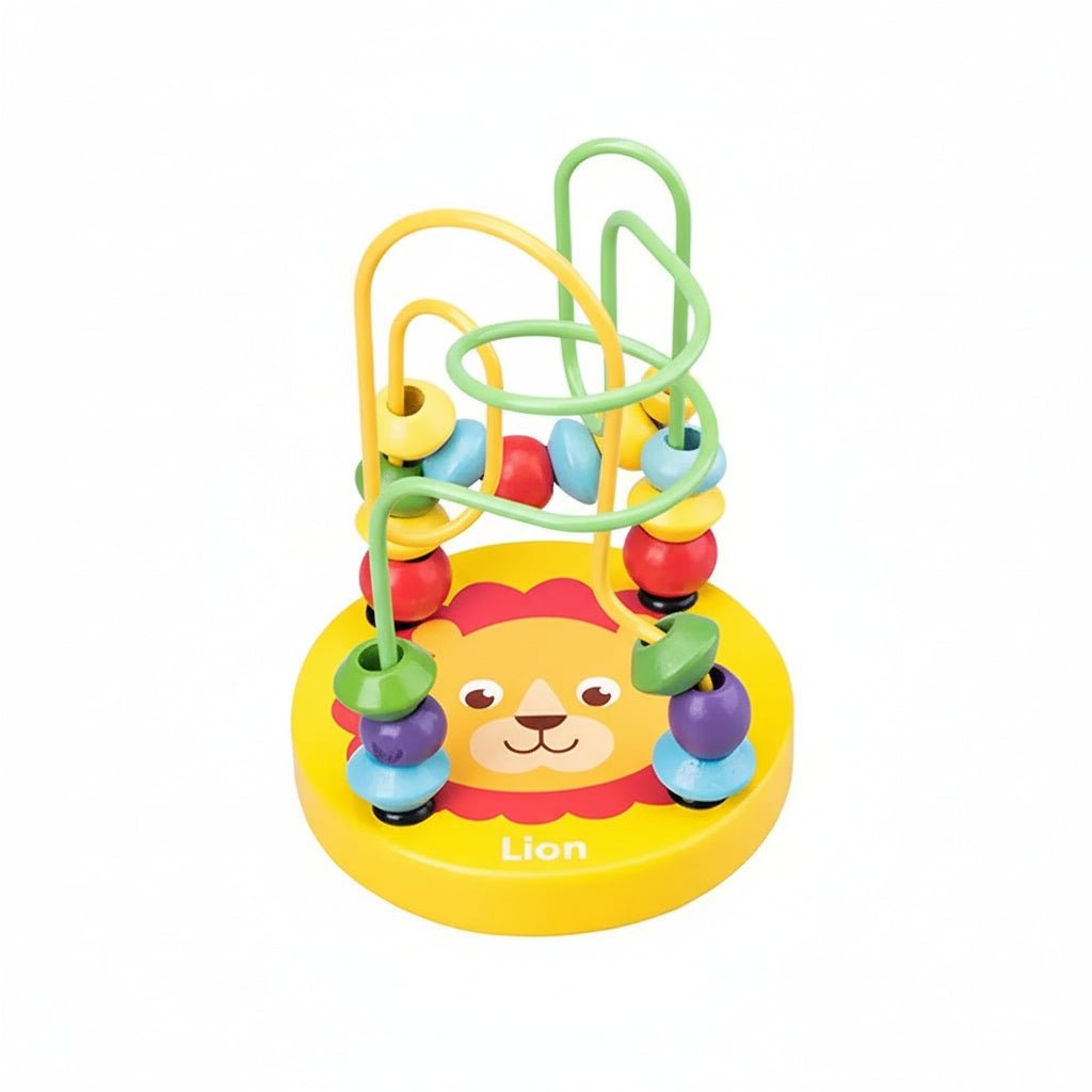 COLORCOASTER – Mehrfarbiges Holzperlenlabyrinth für frühes Lernen und motorische Fähigkeiten 6