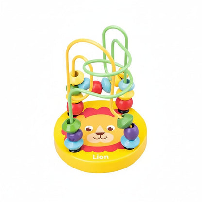 COLORCOASTER – Mehrfarbiges Holzperlenlabyrinth für frühes Lernen und motorische Fähigkeiten 6