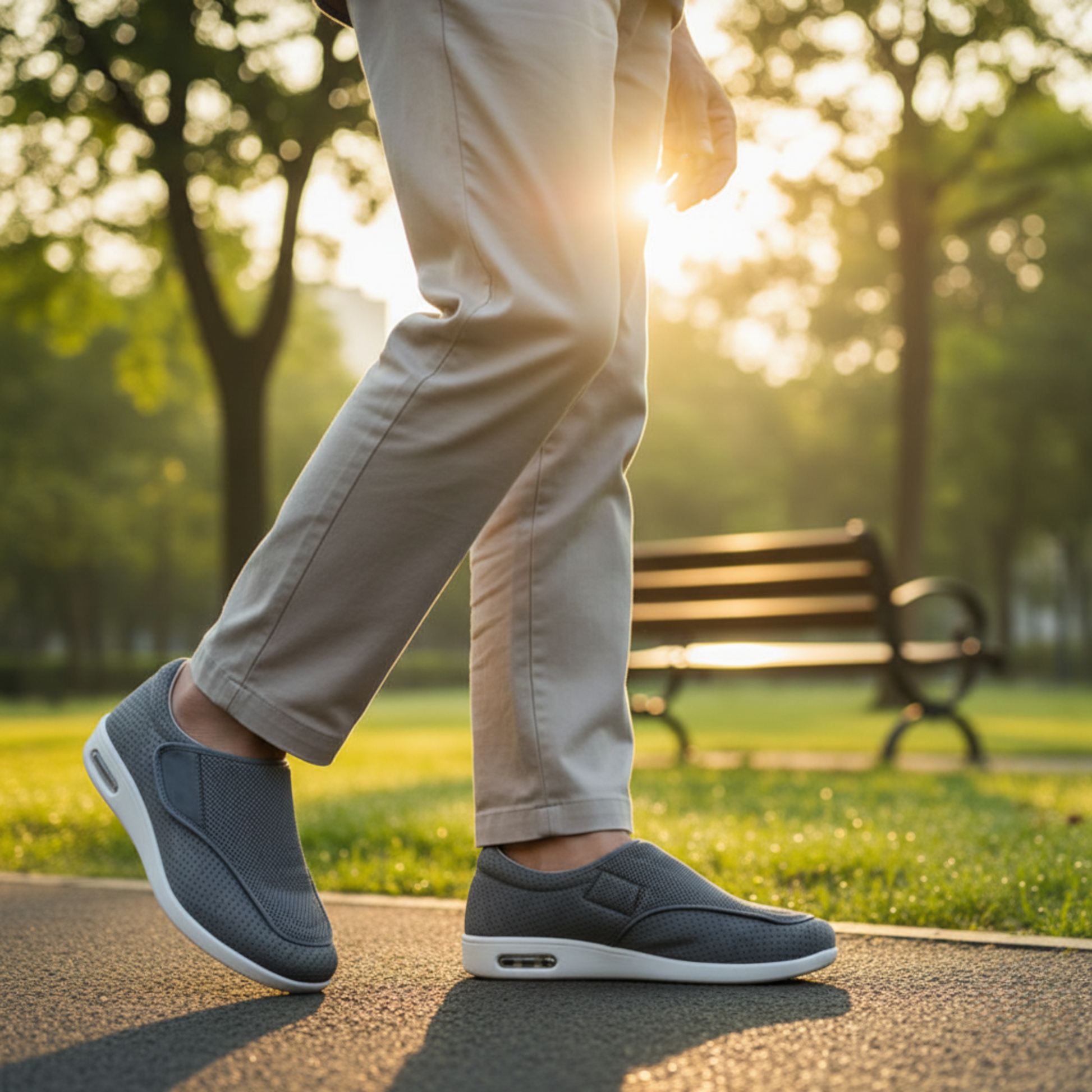 COMFORTFIT WIDE – Diabetikerschuhe mit Memory Foam-Einlegesohle für geschwollene Füße 1