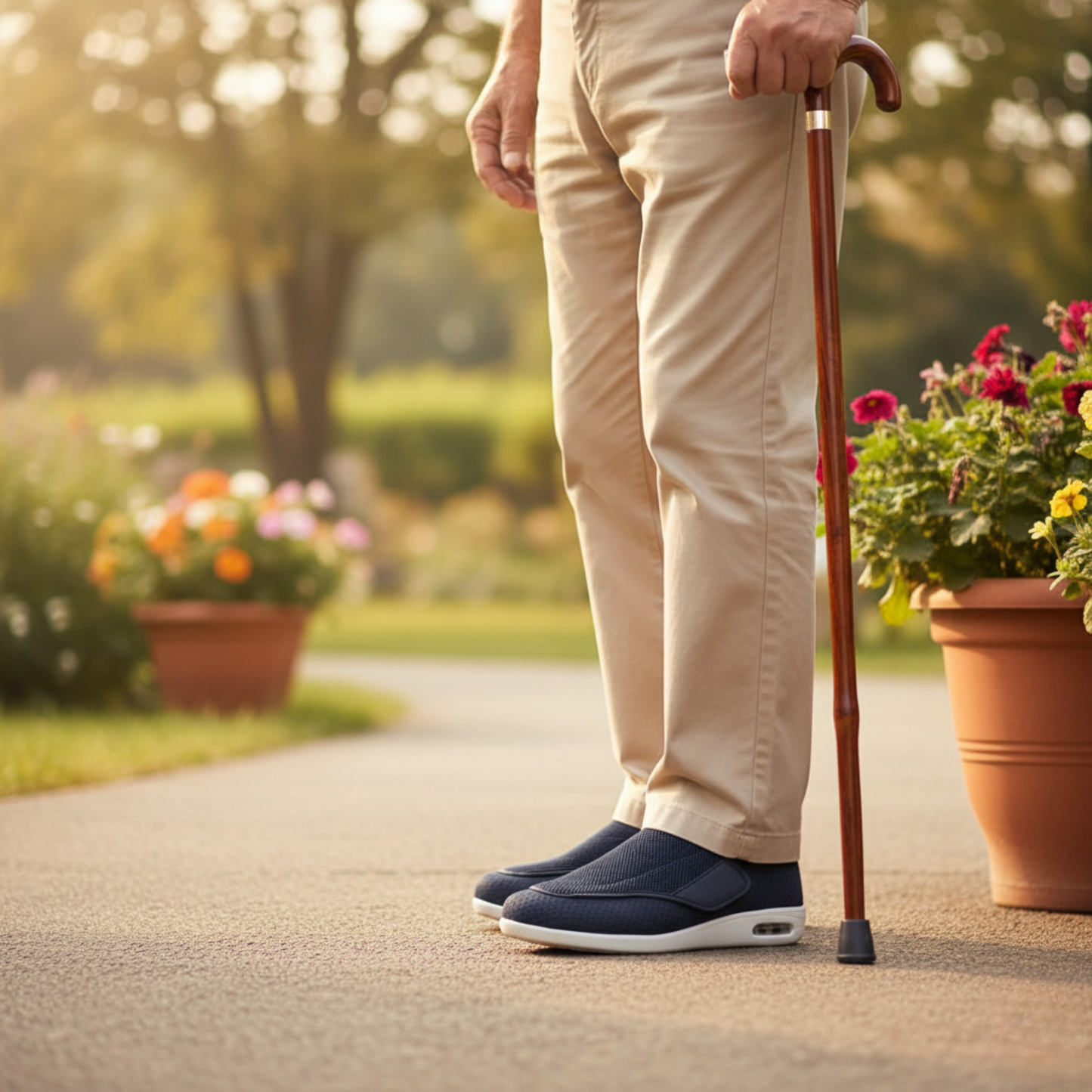 COMFORTFIT WIDE – Diabetikerschuhe mit Memory Foam-Einlegesohle für geschwollene Füße 3