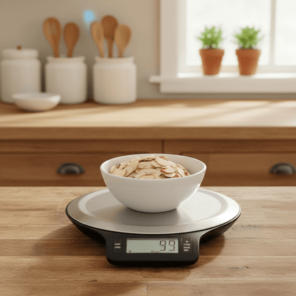 COOKWEIGH – Moderne Küchenwaage mit gut lesbarem LCD-Display 0