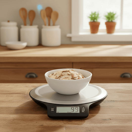COOKWEIGH – Moderne Küchenwaage mit gut lesbarem LCD-Display 0