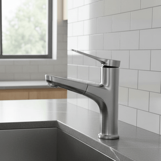 COPPERFLOW – Ausziehbare Badarmatur mit flexiblem Kupferdesign und moderner Ästhetik 0