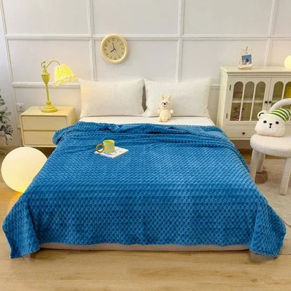 CORALUX – Kuschelige Korallenfleece-Decke mit Karomuster für wohlige Wärme im Alltag 6