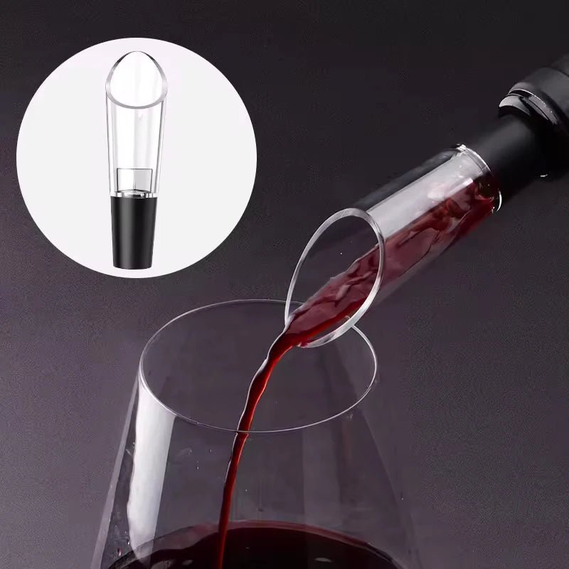 CORKLUX – Kabelloser 4-in-1-Elektro-Weinöffner mit wiederaufladbarem Design 3