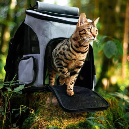 COSMOCAT – Tragbarer Weltraumrucksack für Katzen mit Belüftungsfenster 1
