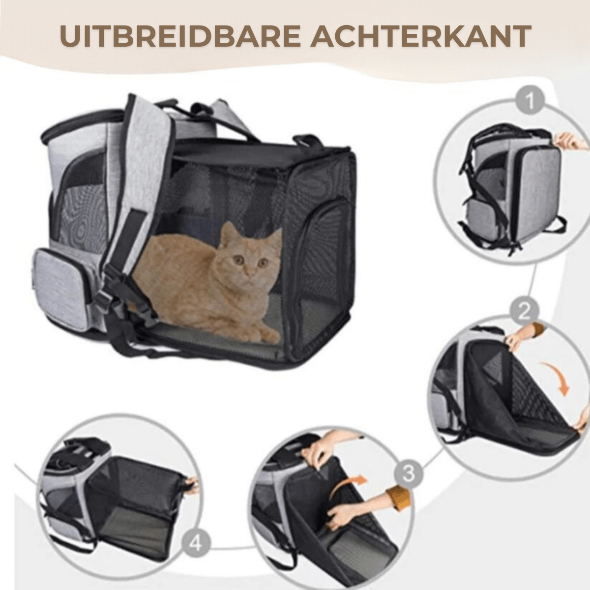 COSMOCAT – Tragbarer Weltraumrucksack für Katzen mit Belüftungsfenster 7