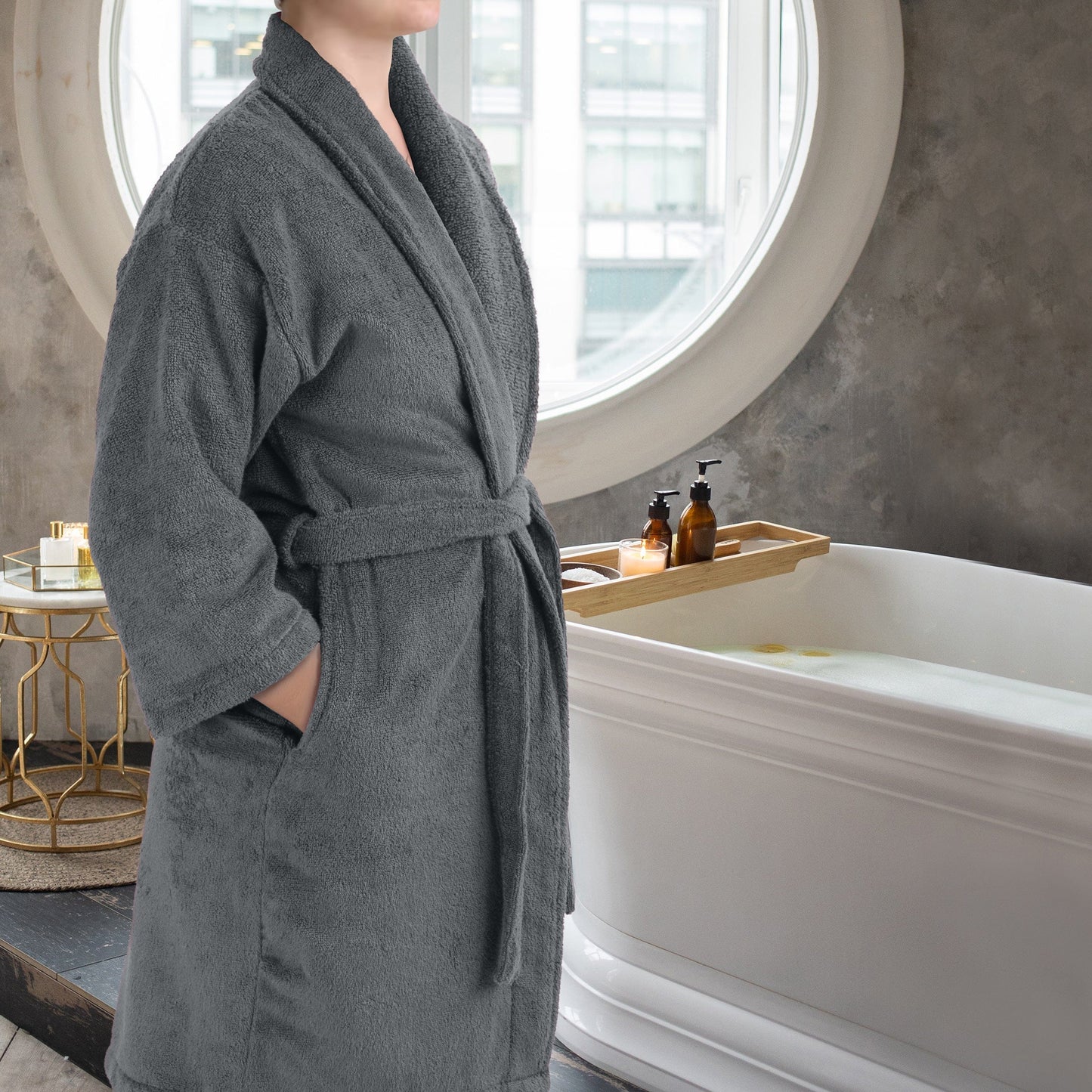 COTTONLUX – Bademantel aus 100 % Baumwolle mit einer Saugfähigkeit von 600 g/m² 11