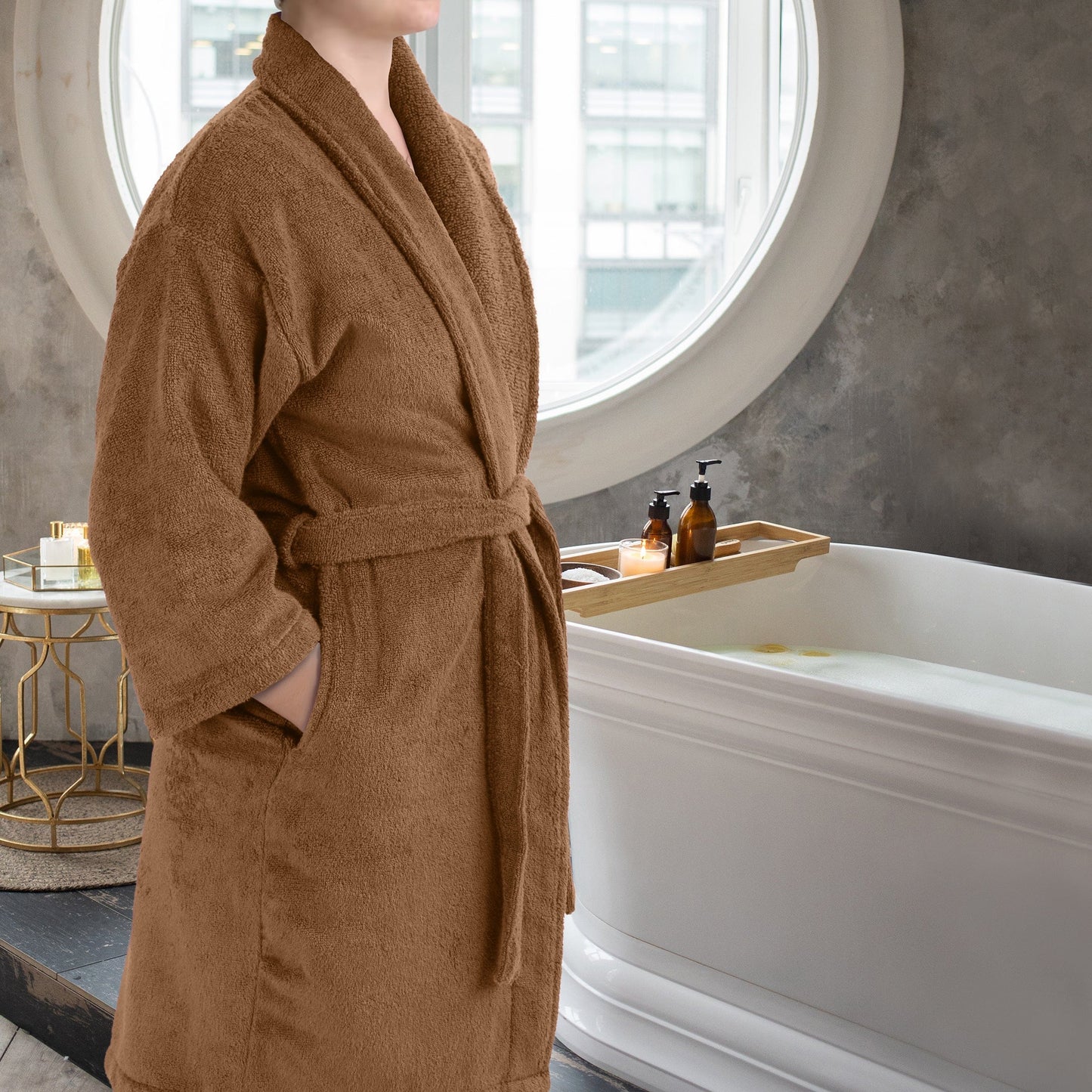 COTTONLUX – Bademantel aus 100 % Baumwolle mit einer Saugfähigkeit von 600 g/m² 13