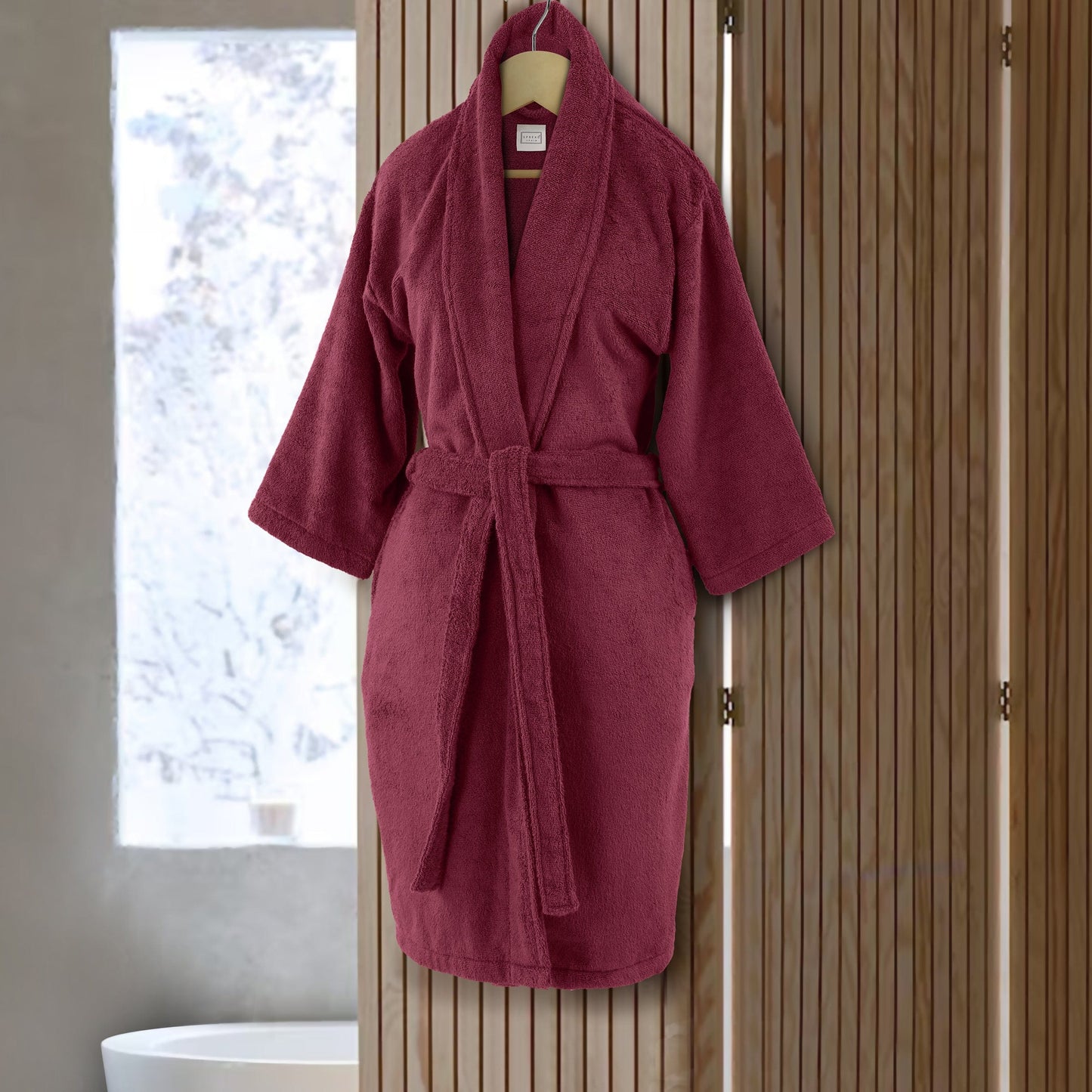 COTTONLUX – Bademantel aus 100 % Baumwolle mit einer Saugfähigkeit von 600 g/m² 2
