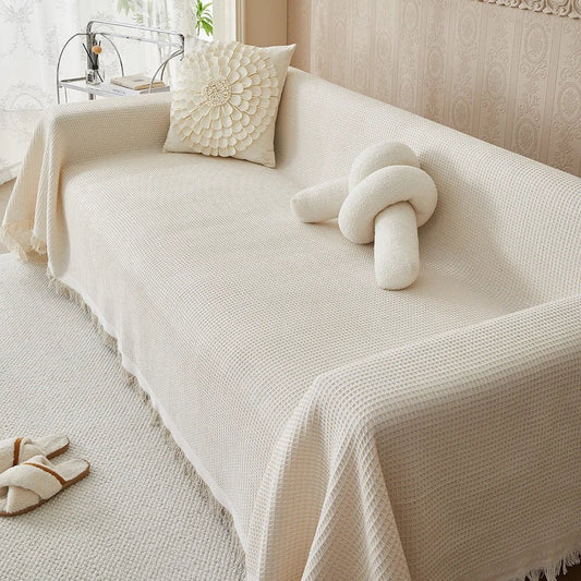 COTTONLY – Atmungsaktiver Sofabezug aus Baumwolle für den täglichen Schutz Ihrer Couch 0