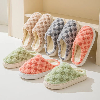 COTTONPAIR – Gemütliche Baumwollpantoffeln für Paare mit rutschfester, dicker Sohle für wohlige Wärme in Innenräumen 2