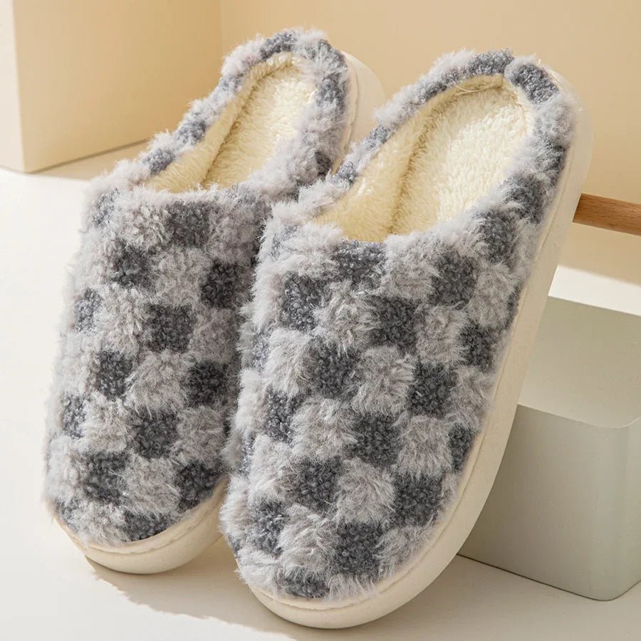 COTTONPAIR – Gemütliche Baumwollpantoffeln für Paare mit rutschfester, dicker Sohle für wohlige Wärme in Innenräumen 5