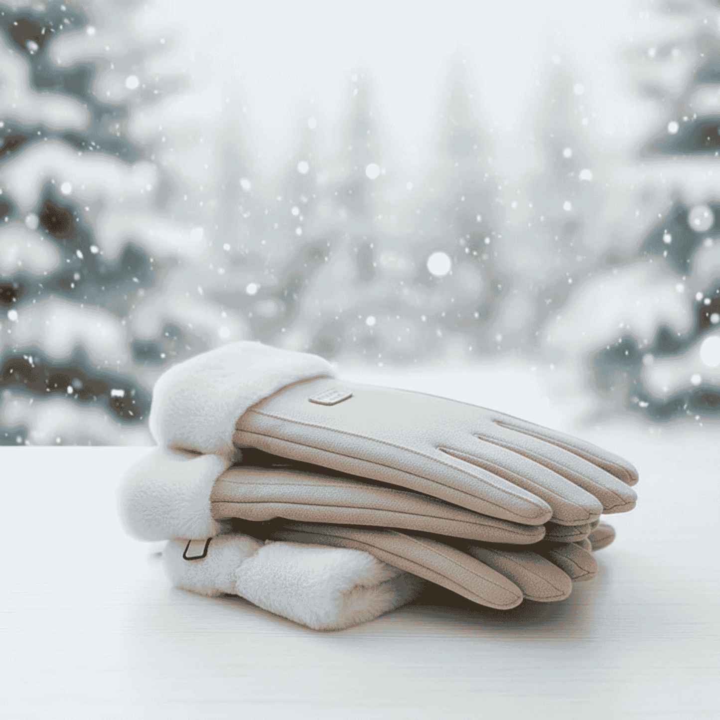 COZELLE – Dicke Wildleder-Touchscreen-Handschuhe für kalte Tage 0