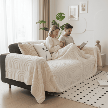 COZYARMOR – Weicher und dennoch strapazierfähiger rutschfester Sofabezug 2