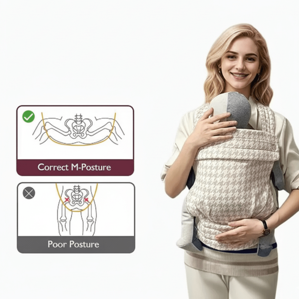 COZYCRADLE – Babytrage aus Baumwolle mit verstellbarer Passform für Abenteuer im Alltag 4