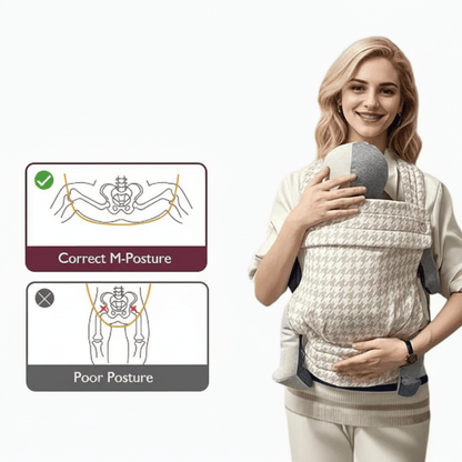 COZYCRADLE – Babytrage aus Baumwolle mit verstellbarer Passform für Abenteuer im Alltag 4