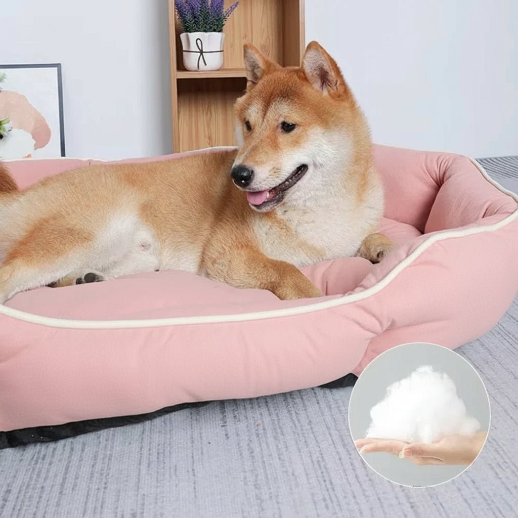 COZYPETFOLD – Weiches Hunde- und Katzenbett mit stützender, warmer Polsterung 2