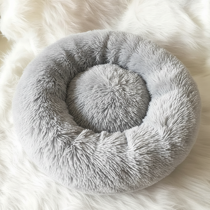 COZYPET – Beruhigendes Hundebett mit plüschigem Kunstfell und abnehmbarem Bezug 8