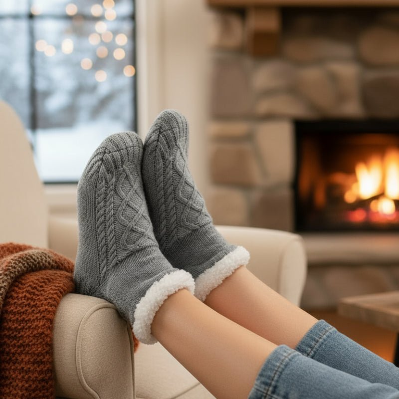 COZYSTEP – Superwarme, rutschfeste Wintersocken für Damen und Herren 0