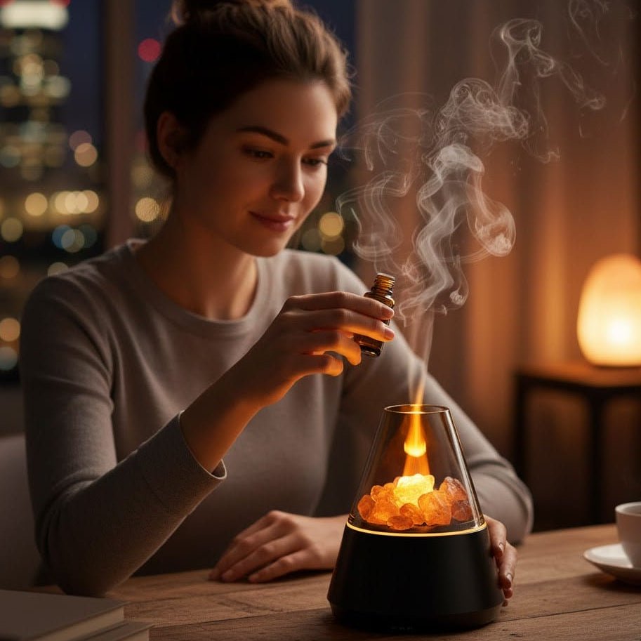 CRYSTALMIST – Aromatherapie-Diffusor mit natürlichen Edelsteinen für mehr Ruhe und Gelassenheit 5