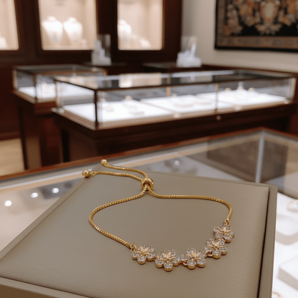 CRYSTALVIA – Elegantes Strassarmband für Damen mit verstellbarer Passform 0